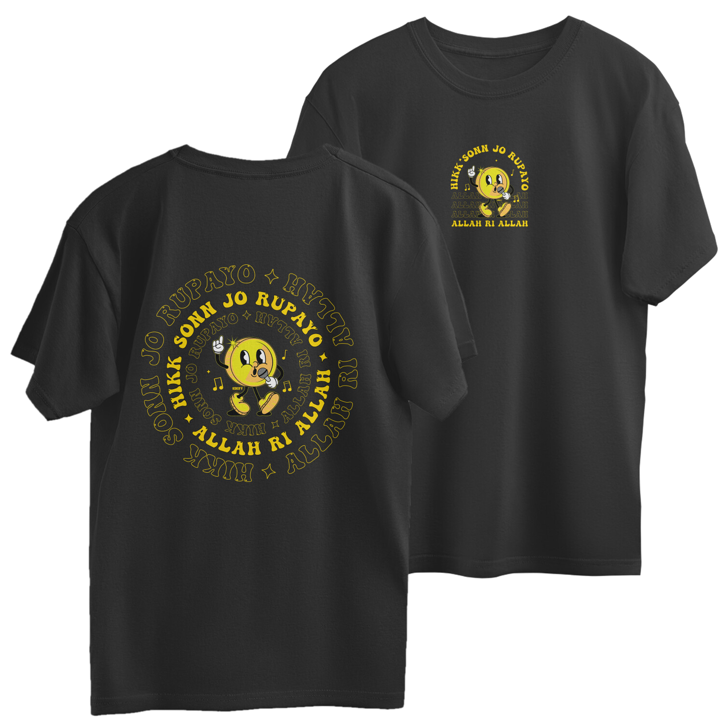 Sonn Jo Rupayo // Iconic Gold Coin | Oversized T-shirt