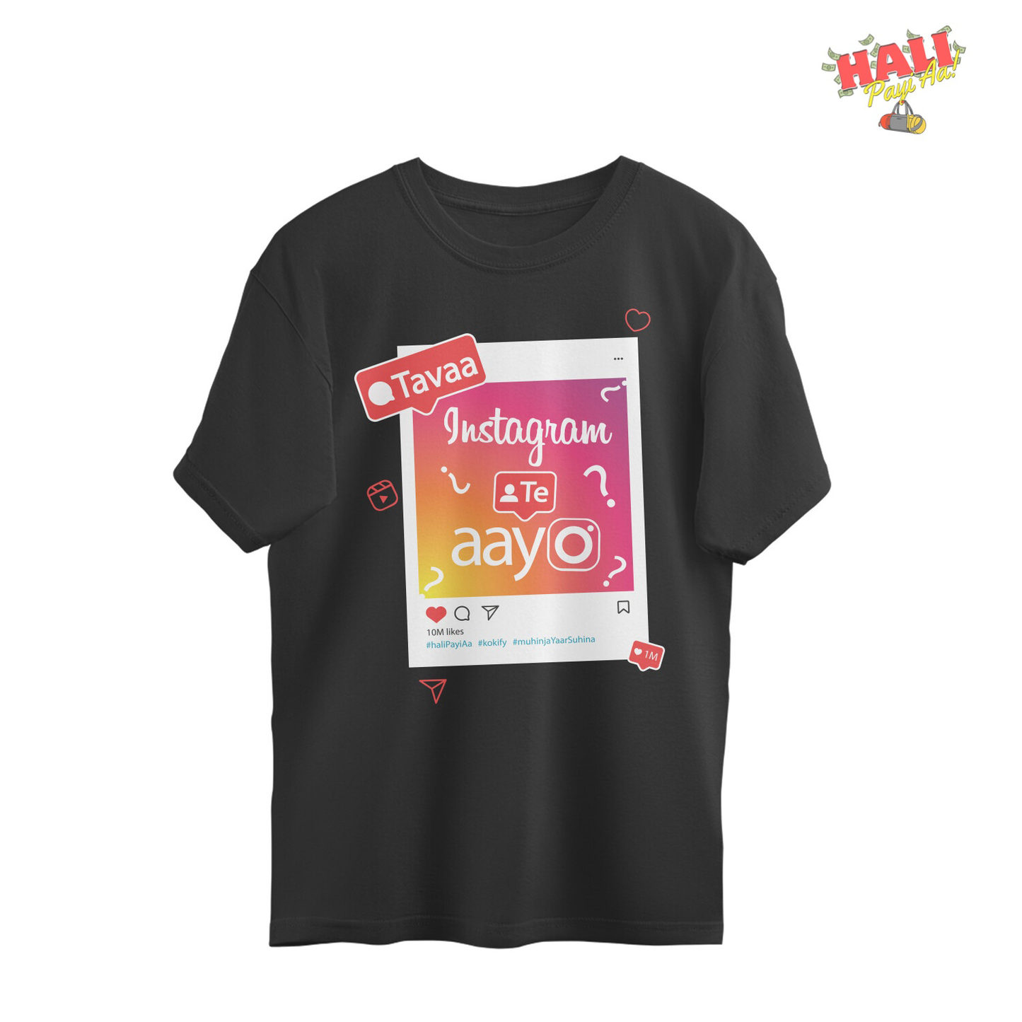 Instagram Te Aayo // Trending | Unisex | Classic T-shirt