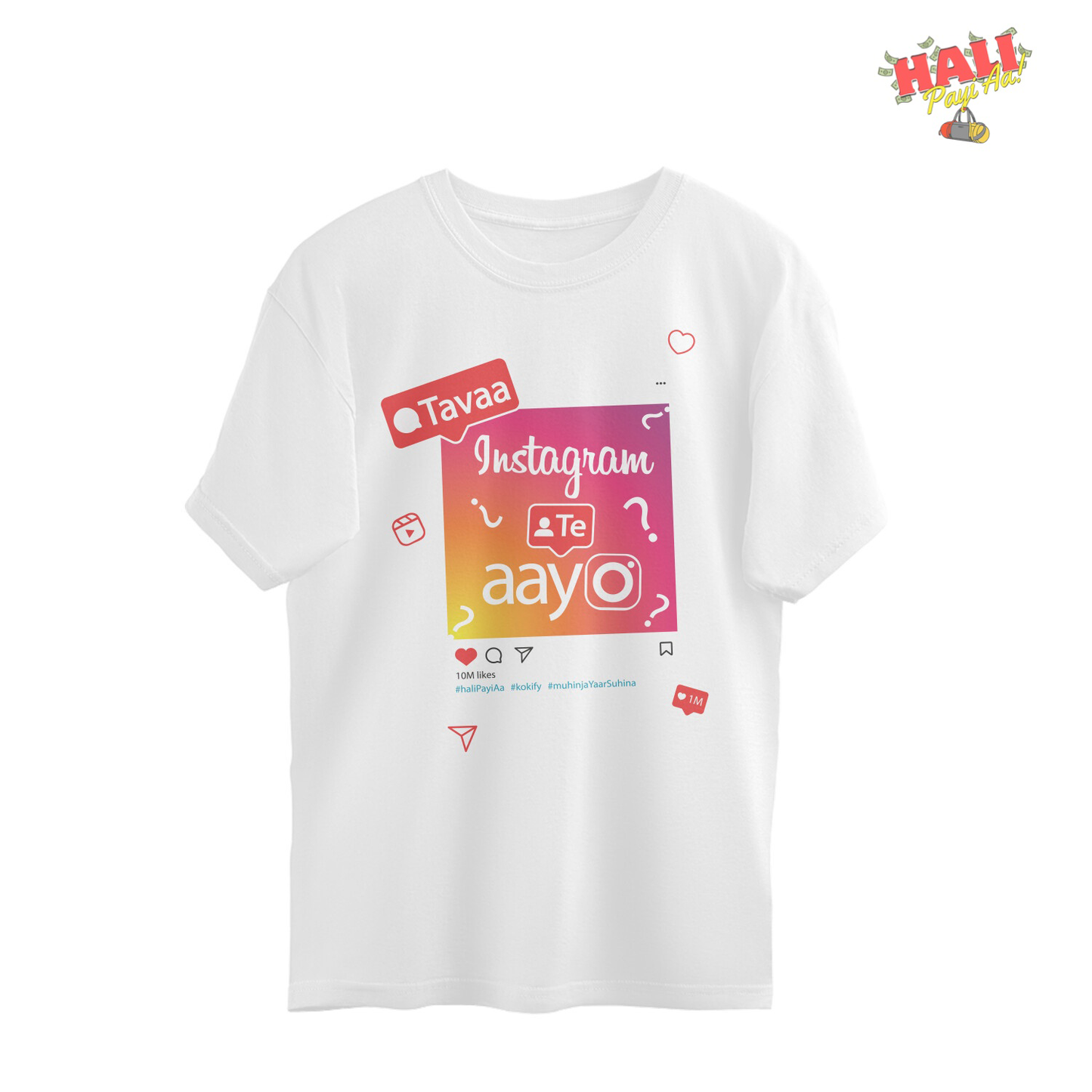 Instagram Te Aayo // Trending | Unisex | Classic T-shirt