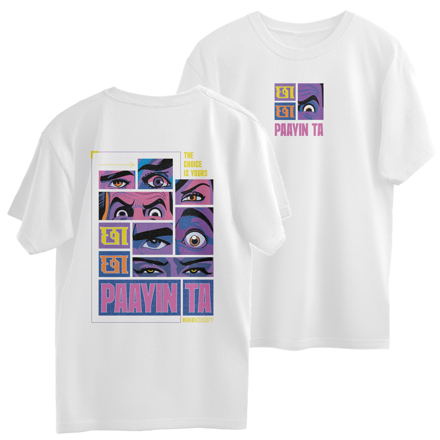Chha Chha Payin Ta // Eyes On U | Oversized T-shirt