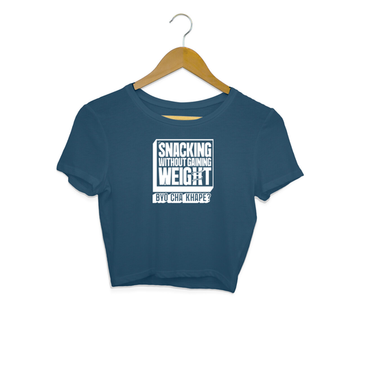 Snacking // Byo Cha Khape | Crop Tee