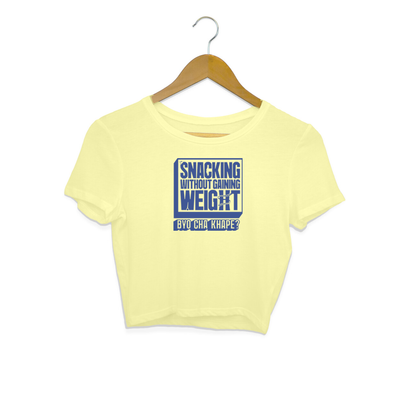 Snacking // Byo Cha Khape | Crop Tee