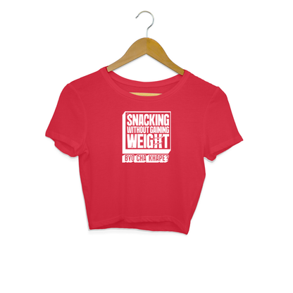 Snacking // Byo Cha Khape | Crop Tee