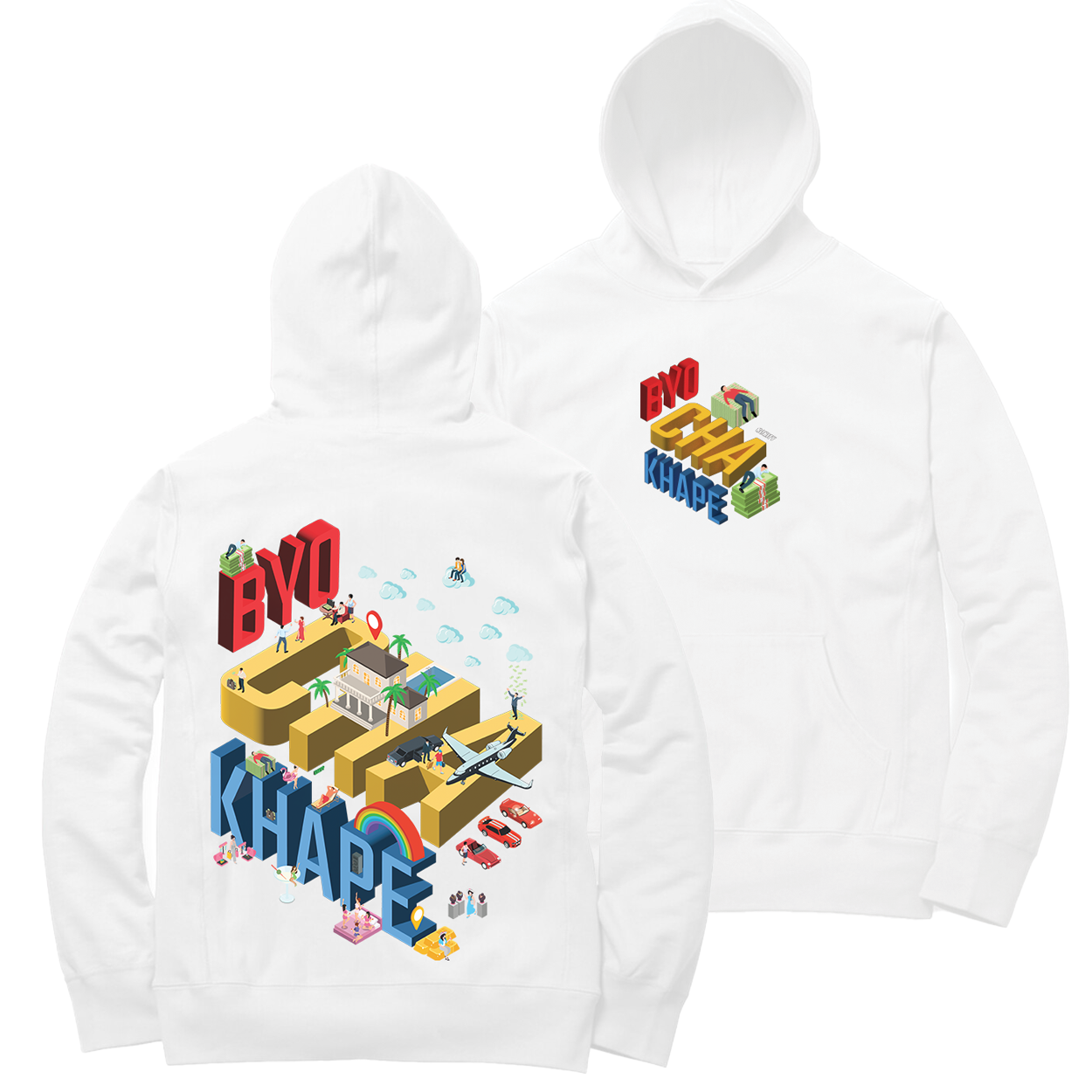 Life Set Aa // Byo Cha khape | Oversized Hoodie